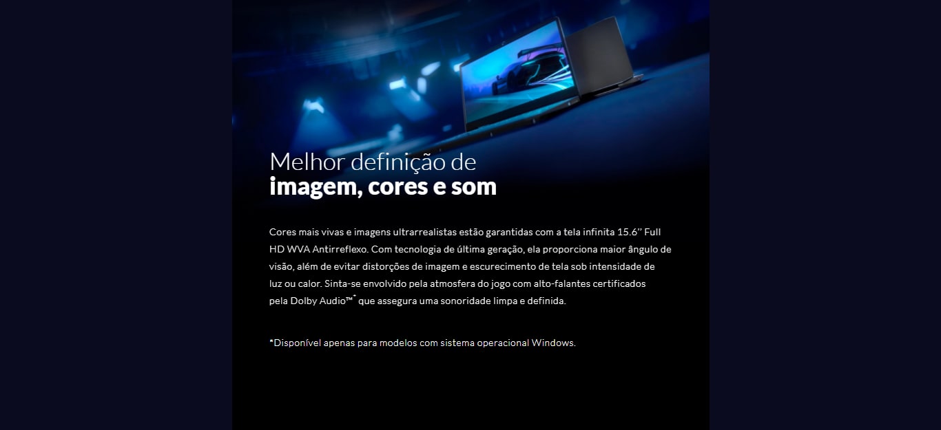 Noteboook Gamer Lenovo Ideapad Gaming 3i Intel Core i5-10300H 8GB 256GB SSD GeForce GTX 1650 4GB 15,6 Full HD Linux, Azul